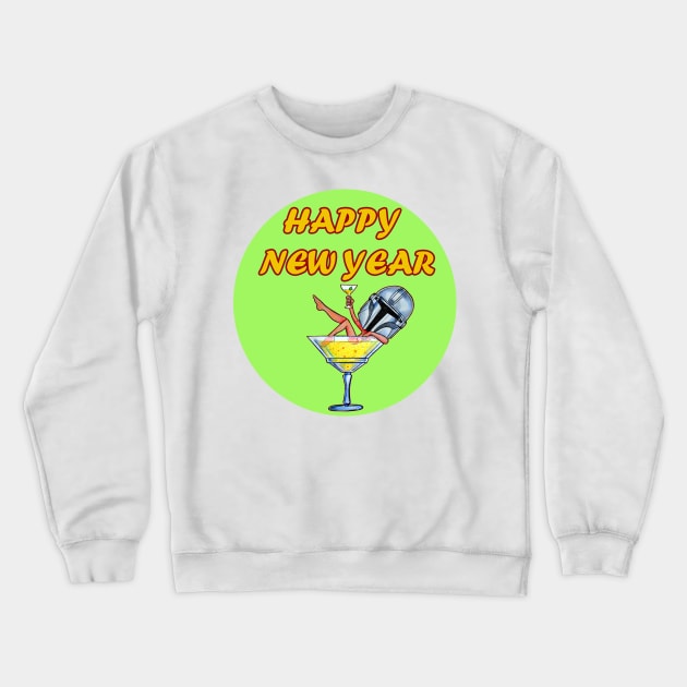 Happy New Year Crewneck Sweatshirt by tabslabred